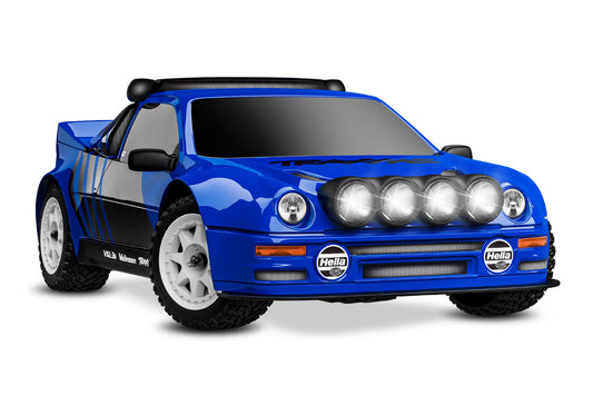 Traxxas 108046-1-BLUE Mini Rally VXL Ford RS200 - Blue