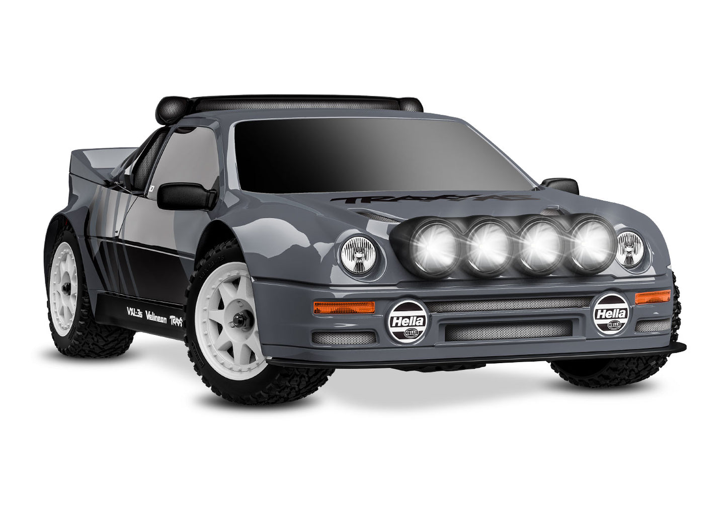 Traxxas 108046-1-GRAY Mini Rally VXL Ford RS200 - Gray