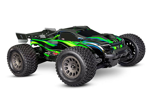 Traxxas 108076-1-GRN Mini XRT® Brushless 1/16 4WD RTR Monster Truck (Green) w/TQi 2.4GHz Radio, Battery & USB-C Charger