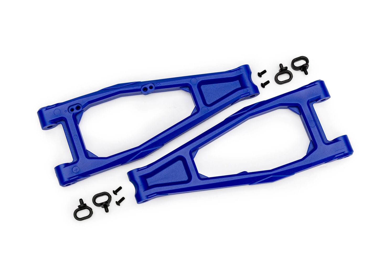 Traxxas 10929-BLUE Blue Upper Front HD Suspension Arms (L&R)