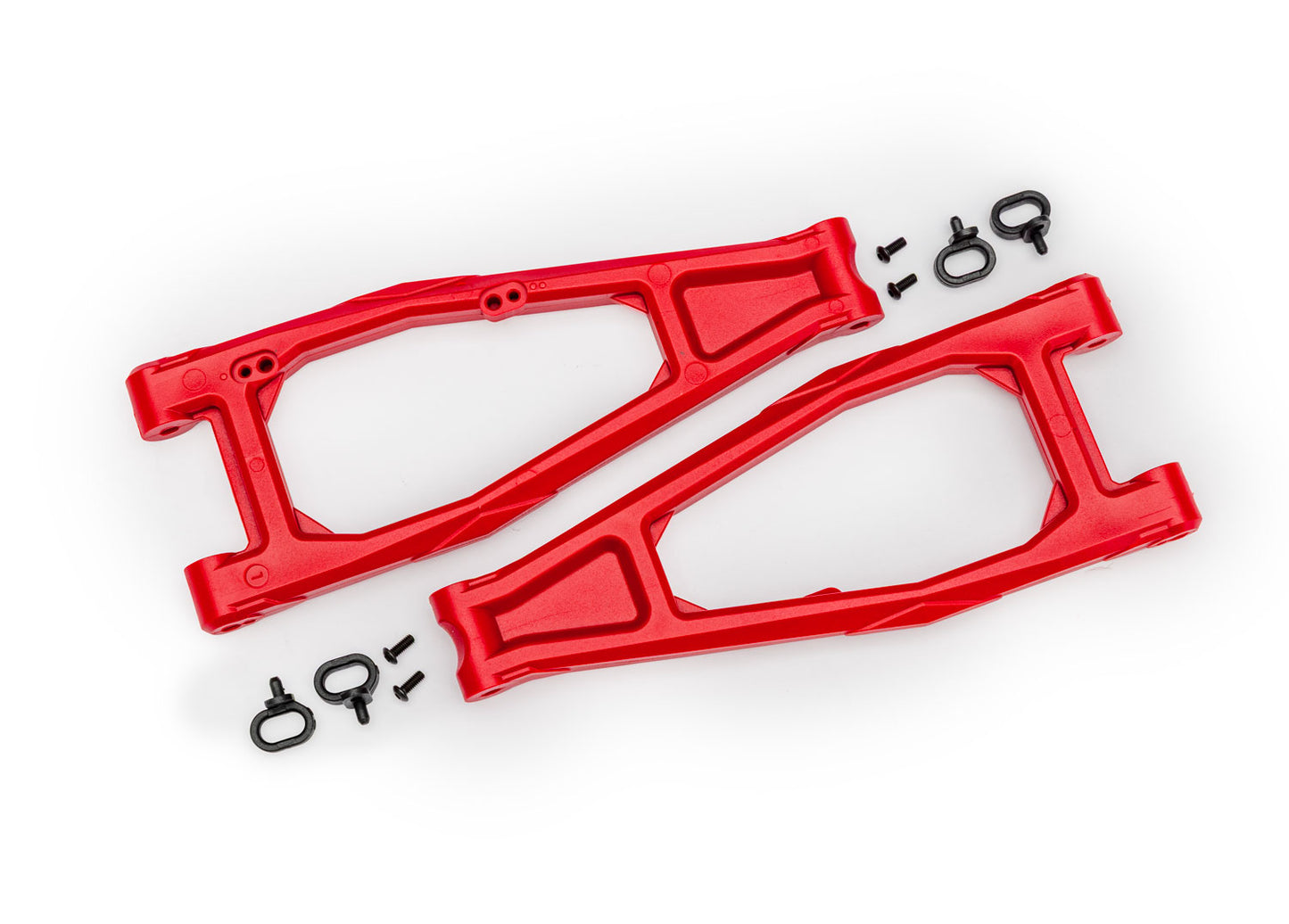 Traxxas 10929-RED Red Upper Front HD Suspension Arms (L&R)
