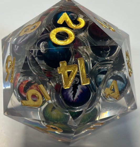Gamerz Guard RD01060 All Eyes on You 55mm Resin D20 Single Die