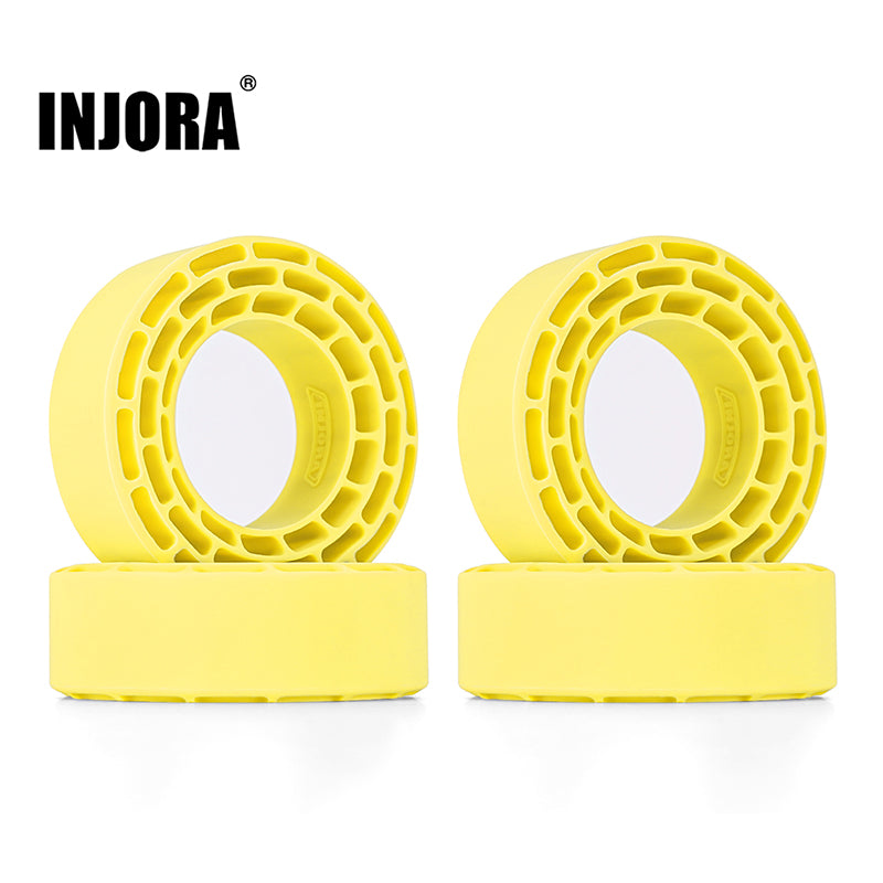 Injora YQT-1370YE Silicone Rubber Inserts for 1.3" 68-72mm Tires (1370) Yellow (Super Soft)