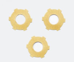 Serpent 500158 Slipper pad yellow (3) SRX2