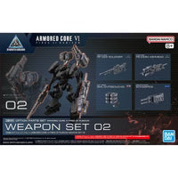 Bandai 2724575 Armored Core VI Fires of Rubicon 30 Minutes Missions Weapon Set 02 Accessory Set