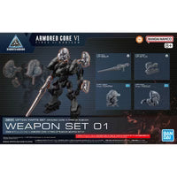 Bandai 2724576 30 Minutes Missions Armored Cored VI Fires of Rubicon Weapon Set 01 Accessory Set