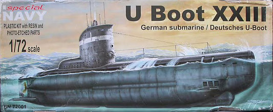 Special Hobby 72001 1/72 Special Navy WWII U-Boat Type XXIII German Submarine