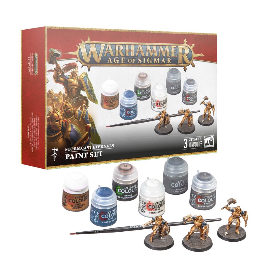 Games Workshop 60-10 Age of Sigmar: Stormcast Eternals + Paint Set
