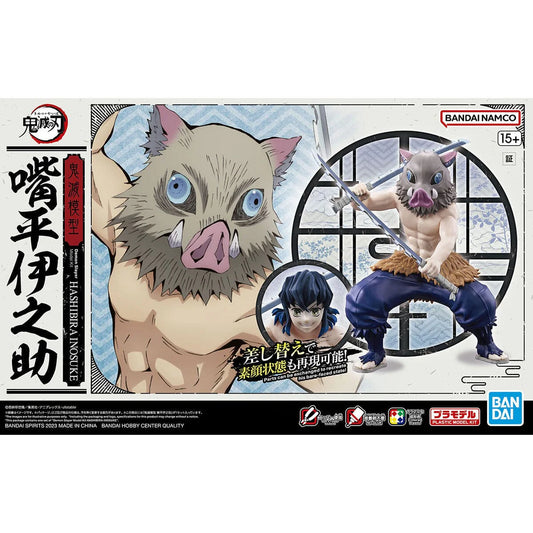 Bandai 2677342 Demon Slayer Kimetsu no Yaiba Inosuke Hashibira Model Kit
