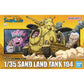 Bandai 2704770 Sand Land Royal Army Tank Corps No.104 1/35 Scale Model Kit