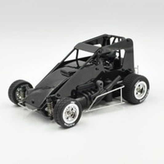 1RC 1031-B1 *DISC* 1:18 Midget 2.0, Black, RTR - w/Clear Body Set