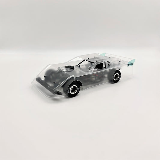 1RC Racing 1087 1/18 Late Model 2.0, Clear, RTR