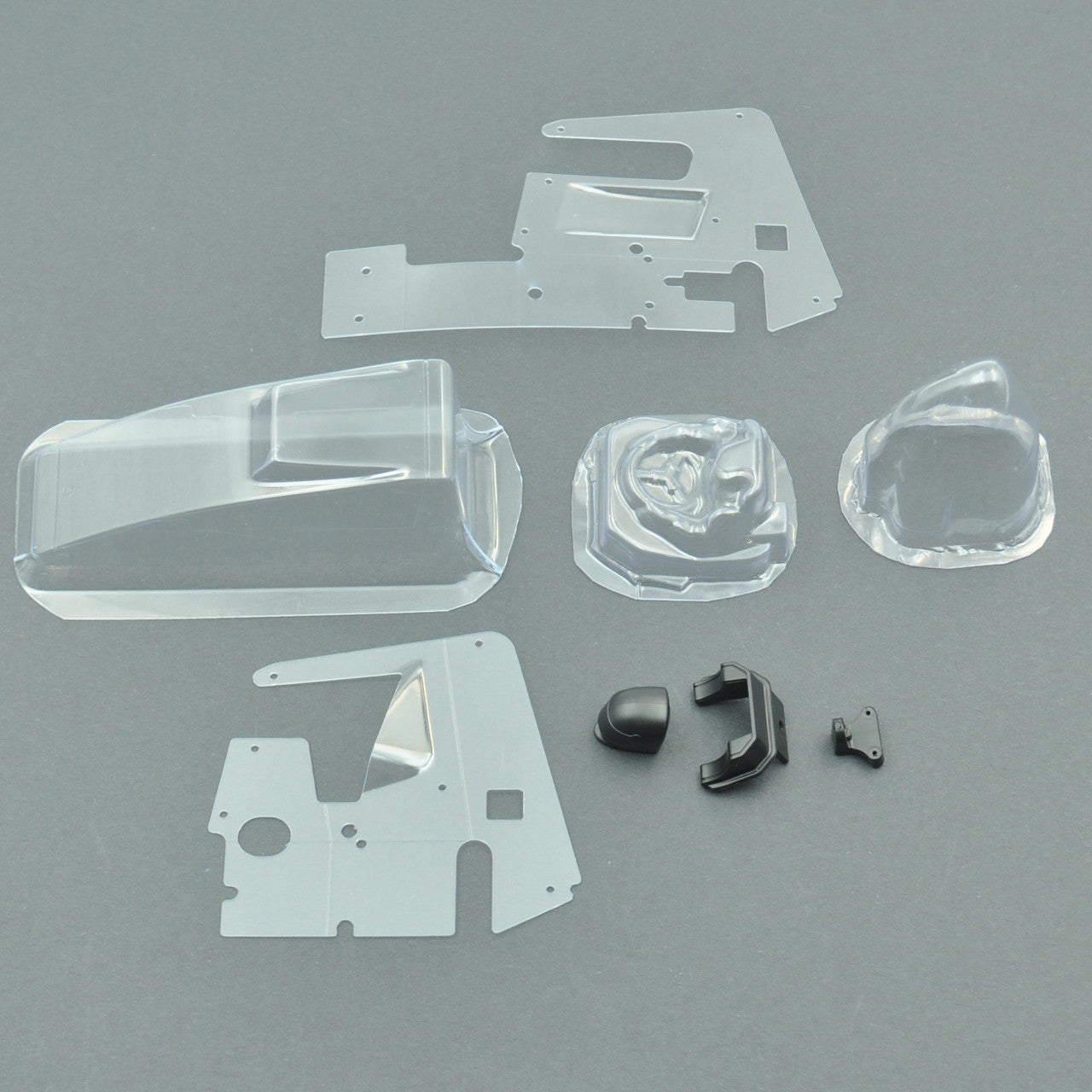 1RC Racing 6065 Body & Driver, Clear, 1/18 Sprint 4.0
