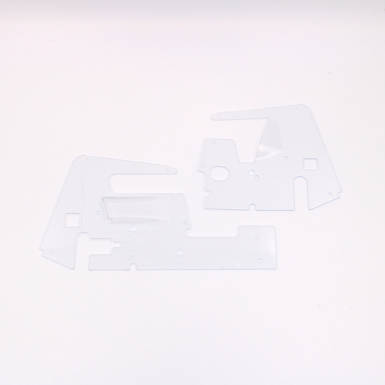 1RC Racing 6067 Body Side Panels, LH/RH, Clear, 1/18 Sprint 4.0