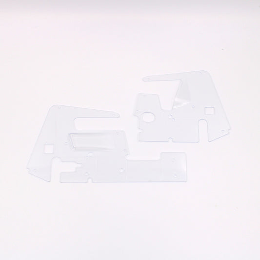 1RC Racing 6067 Body Side Panels, LH/RH, Clear, 1/18 Sprint 4.0