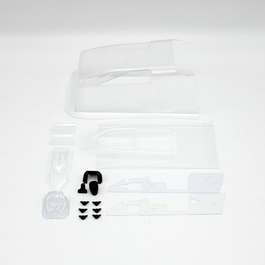 1RC Racing 6071 Body Set, Clear, 1/18 EDM 3.0