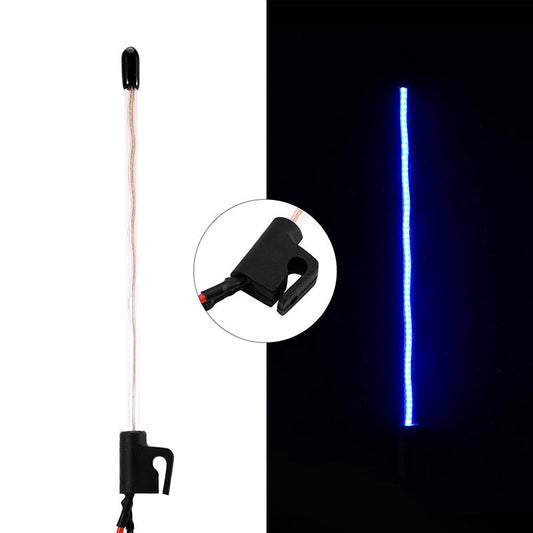 Injora L44-BL LED Whip Light for 1/18 1/24 RC Crawlers Ice Blue (Side-Fixed?