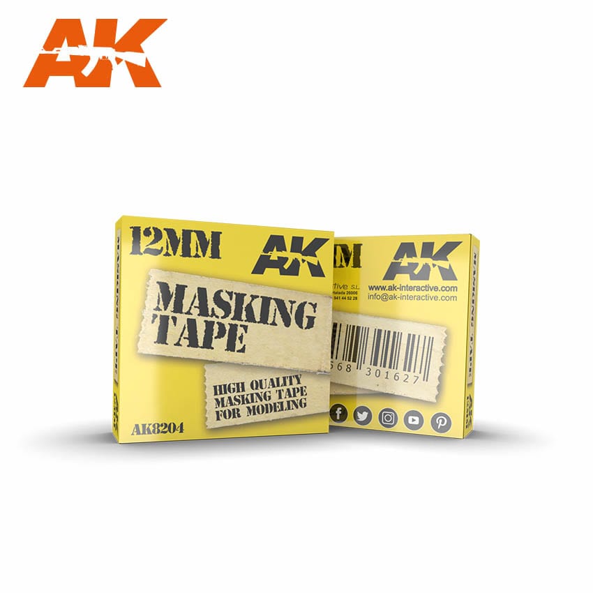 AK Interactive 8204 Masking Tape 12 mm
