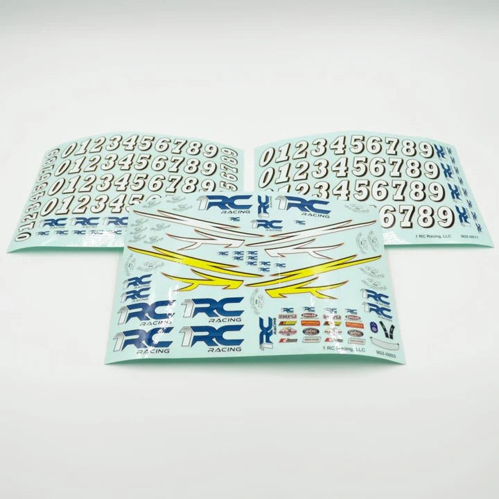 1RC 9000 ?*DISC*? Sticker Sheet 1/18 Midget