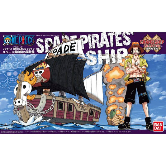 Bandai 2359032 One Piece Grand Ship Collection: Spade Pirates' Ship