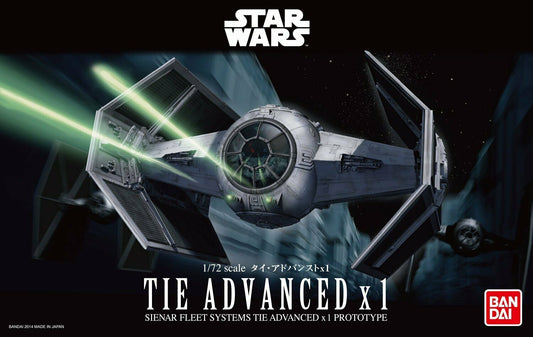 Bandai 2378839 Star Wars Darth Vader's Tie Advanced Starfighter Model Kit