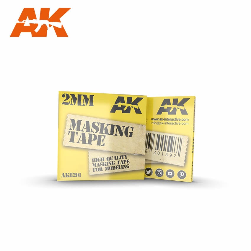 AK Interactive 8201 Masking Tape 2mm