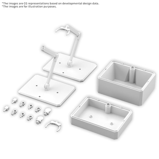 Bandai 2815146 Action Base 7 & Option Box [White]