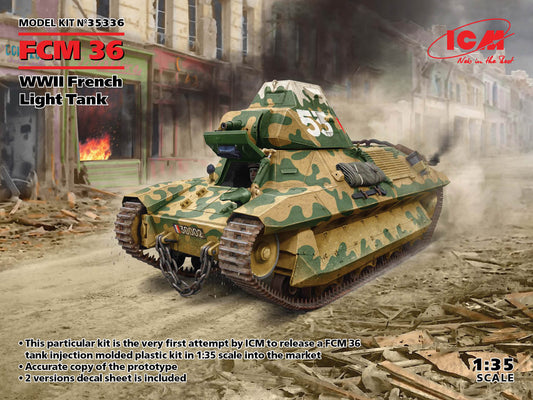ICM Models 35336 1/35 FCM 36, WWII French Light Tank