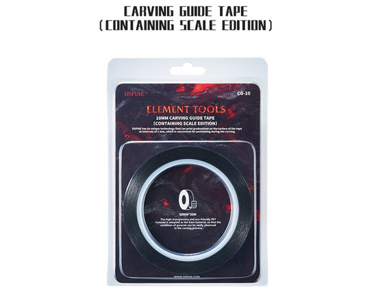 Dspiae CG-06 6mm x 30m Hard Edged Carving Tape with Adhesive Back (for Panel Lines)
