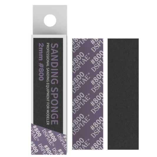 Dspiae SS2-800 2mm #800 Sanding Sponge 5Pcs