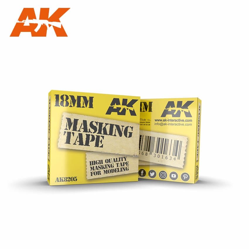 AK Interactive 8205 Masking Tape 18 mm