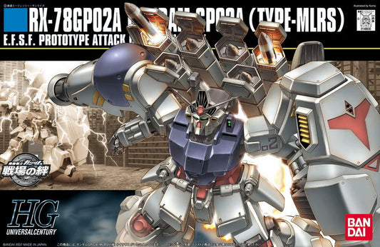 Bandai 2000739 HGUC 1/144 RX-78 GP02A MLRS Custom "Gundam 0083"