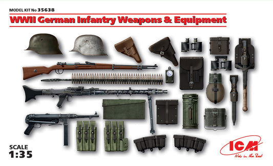 ICM Models 35638 1/35 WWII German Infantry Weapons & Equipment