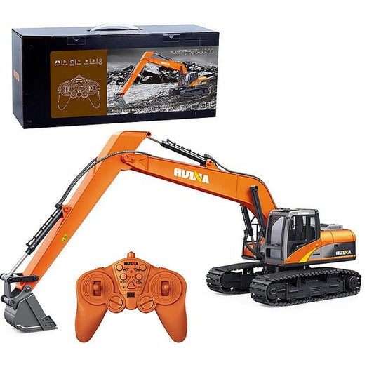 HUINA 11551 1551 1/14 Long Boom RC Excavator w/ Metal Bucket