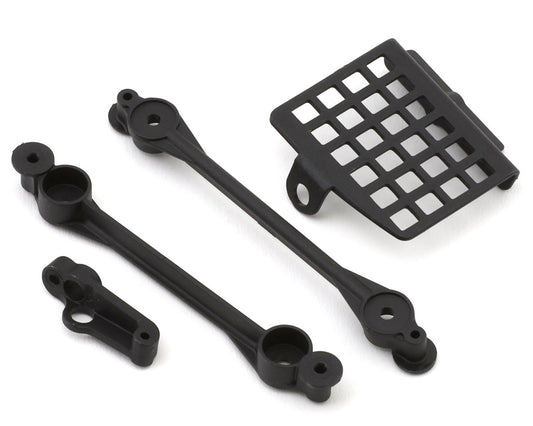 1RC Racing 2056 1/18 Asphalt Late Model Body Mounts w/Window Net