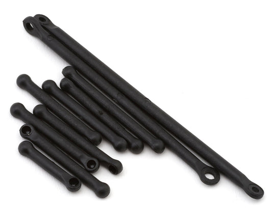 1RC Racing 3014 1/18 Radius Rods (Black) (Midget/Sprint)