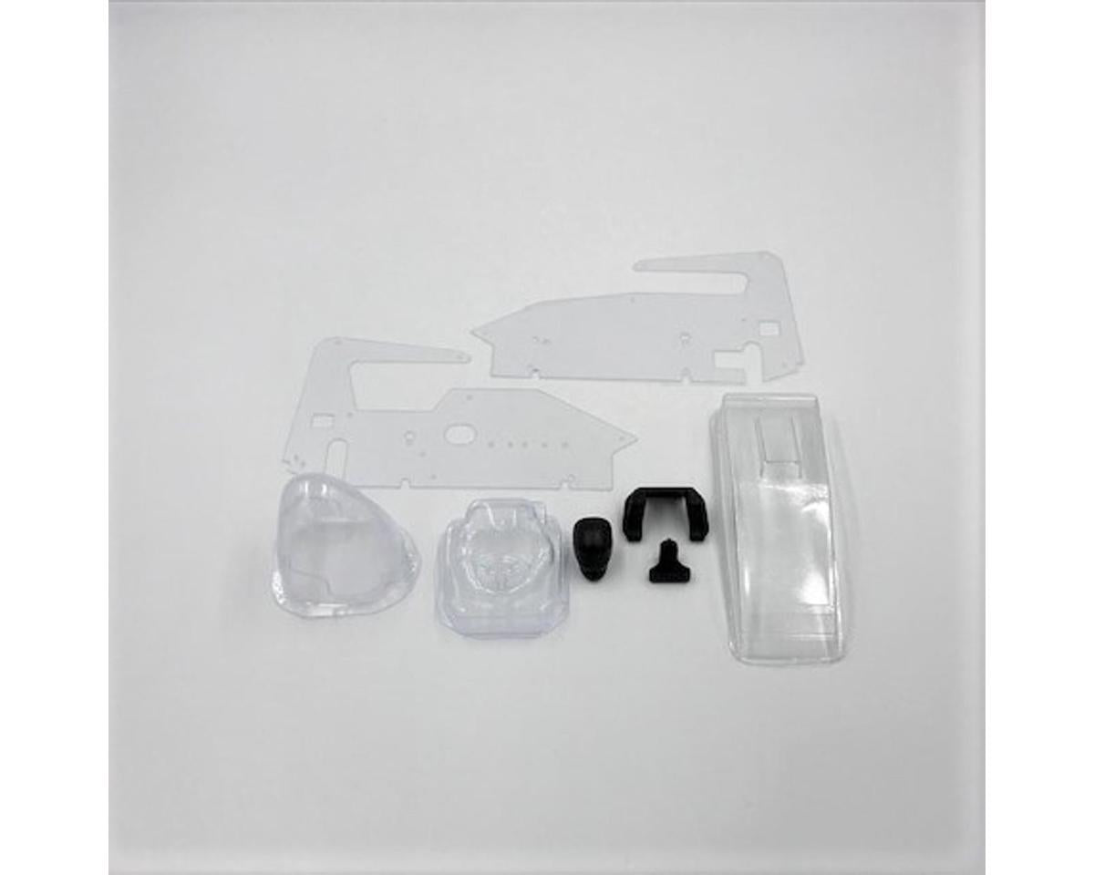1RC 6000 *DISC* Body And Driver Clear 1/18 Midget 2.0