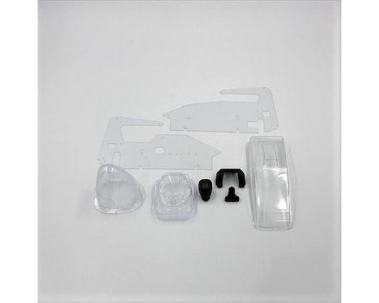 1RC 6000 *DISC* Body And Driver Clear 1/18 Midget 2.0