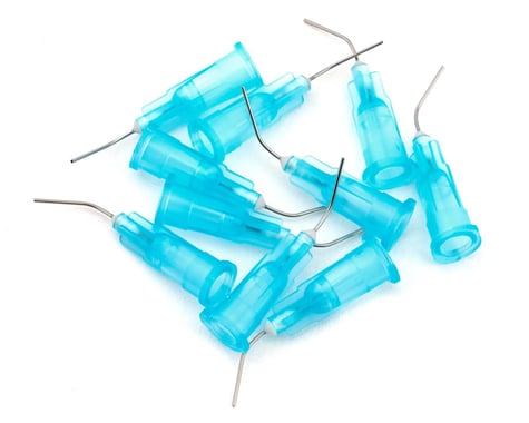 1Up Racing 10202 HD Curved Steel CA Glue Tips (Thin Glue) (10)