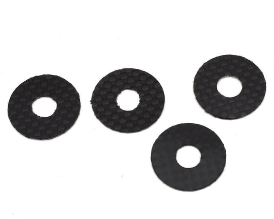 1UP Racing 10404 Carbon Fiber 1/8 On-Road Body Washers (4)