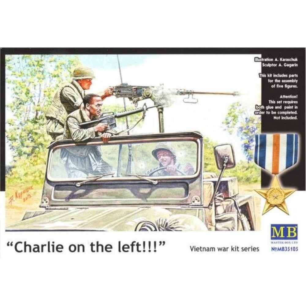Master Box Models 35105 1/35 Charlie on the left!!! Vietnam war kit series