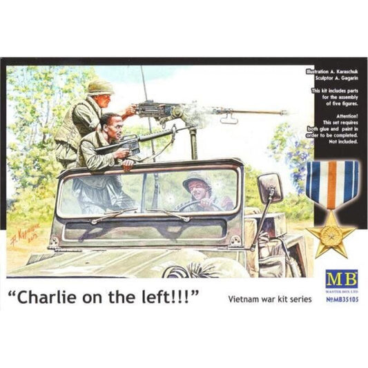 Master Box Models 35105 1/35 Charlie on the left!!! Vietnam war kit series