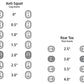 LOSI TLR 234055 22 3.0 Rear Suspension Insert Set