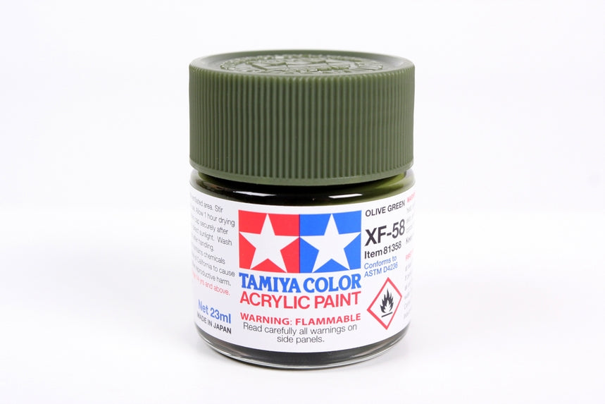 Tamiya 81358 XF-58 Acrylic Olive Green