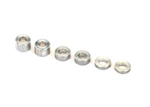 Traxxas 2539 Aluminum spacers: 3x6x1.5mm (2)/ 3x6x2.5mm (1)/ 3x6x3.8mm (2)