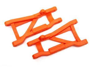Traxxas 2555T Suspension arms, orange, rear, heavy duty (2)