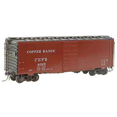 Kadee 4338 HO Pullman-Standard PS-1 40' Boxcar, 6' Door - RTR -- Copper Range #4025