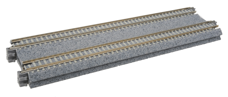 KATO 20012 N Concrete Tie Double Track Straight -- 7-5/16" 186mm