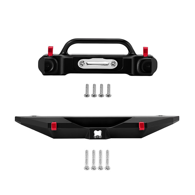 Injora SCX30-1716FR Aluminum Front and Rear Bumpers for 1/30 SCX30 JLU