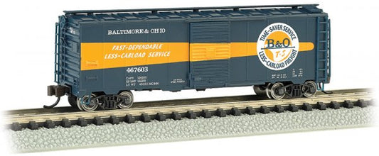 Bachmann 17064 N 40' Steel Box, B&O/ Timesaver #467603